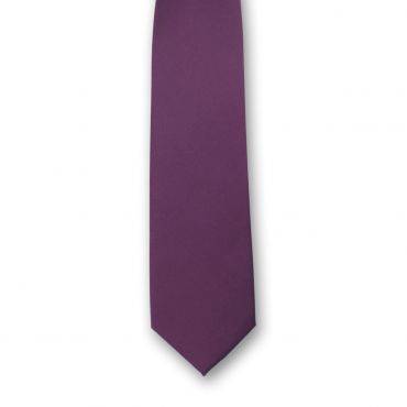 Krawatte, Uni Rips, Aubergine