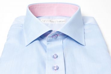 Maßhemd Visconti, hellblau